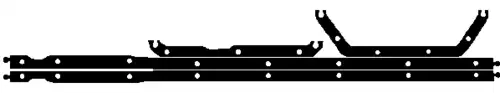 767.540e прокладка картера (ewp) old r6 (цельн) 1x ELRING 767.540