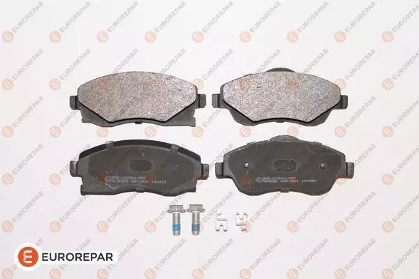 Комплект тормозных колодок дискового тормоза EUROREPAR 1617258180
