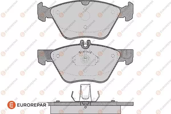 Колодки тормозные дисковые EUROREPAR 1617273880