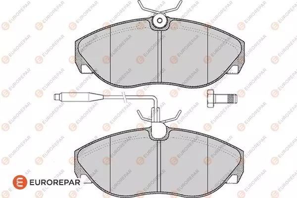 Колодки тормозные дисковые EUROREPAR 1617280480