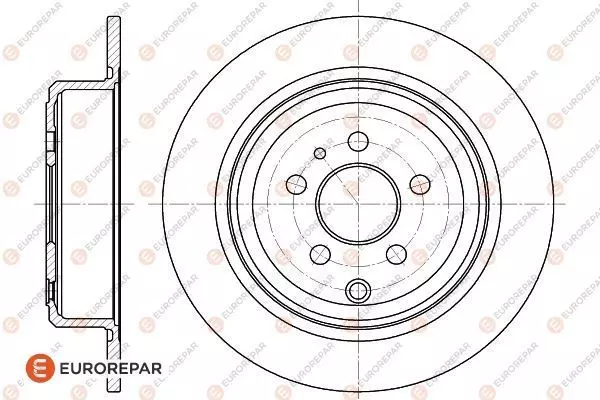 Диск тормозной EUROREPAR 1618861180