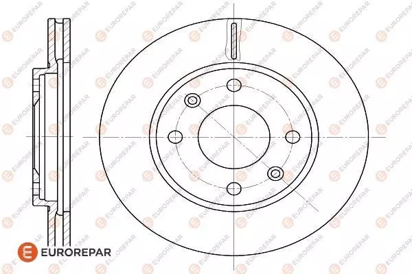 Диск тормозной EUROREPAR 1618864480