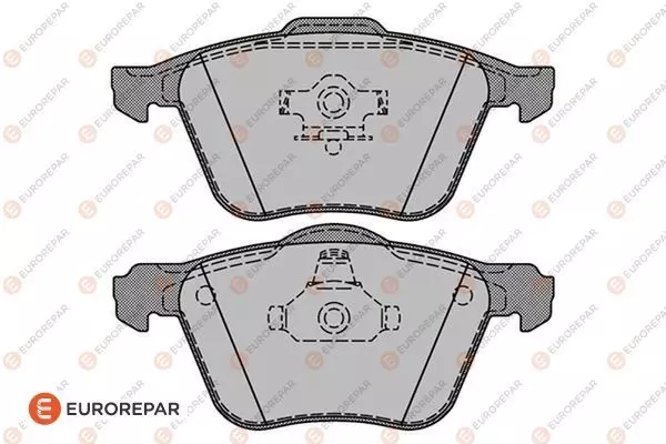 Колодки тормозные дисковые EUROREPAR 1623054580
