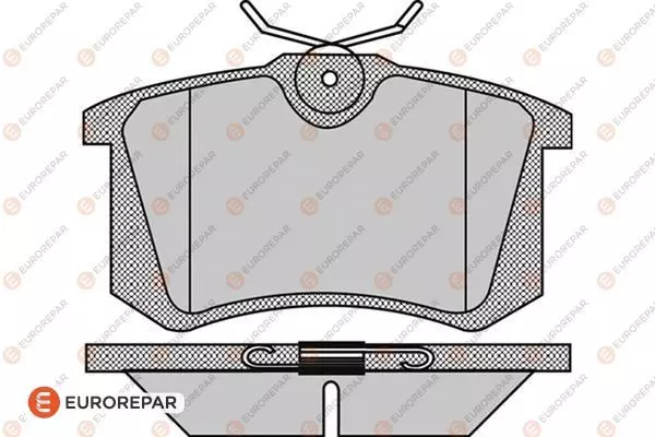 Колодки тормозные EUROREPAR 1623065380