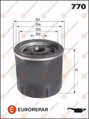 Масляный фильтр EUROREPAR 1637767080