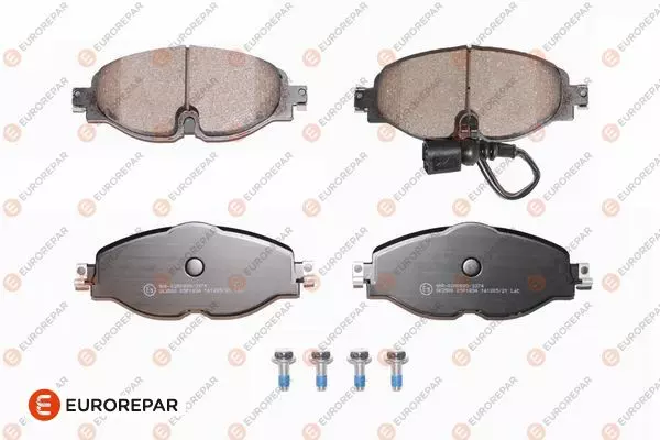 Колодки тормозные дисковые EUROREPAR 1639374980