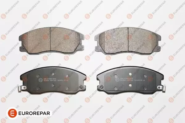 Комплект тормозных колодок дискового тормоза EUROREPAR 1639383280
