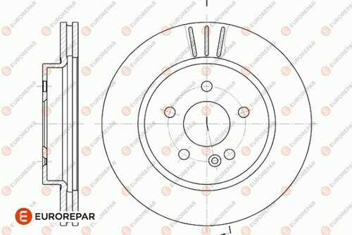 Диск тормозной mercedes-benz m-class (w163) ml 230 (163.136) 1998 EUROREPAR 1642753080