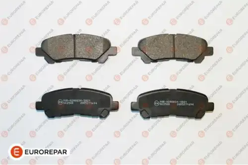 Колодки тормозные дисковые toyota highlander / kluger ( u2 ) 3.3 hybrid 4wd (mhu28 mhu23 ) 00 rear 113.3 x 40.7 x 15.2 EUROREPAR 1667816380