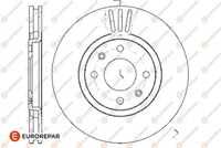 Диск тормозной EUROREPAR 1667857180