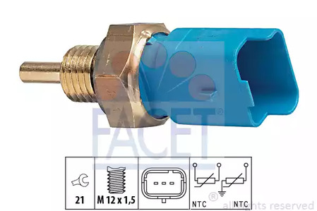 Датчик температура охлаждающей жидкости made in italy - oe equivalent