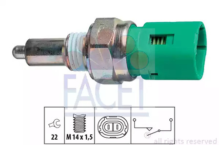 Выключатель фара заднего хода made in italy - oe equivalent