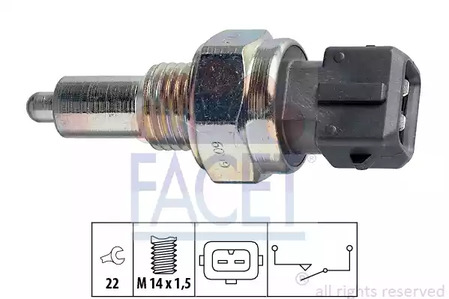 Датчик заднего хода FACET 7.6099