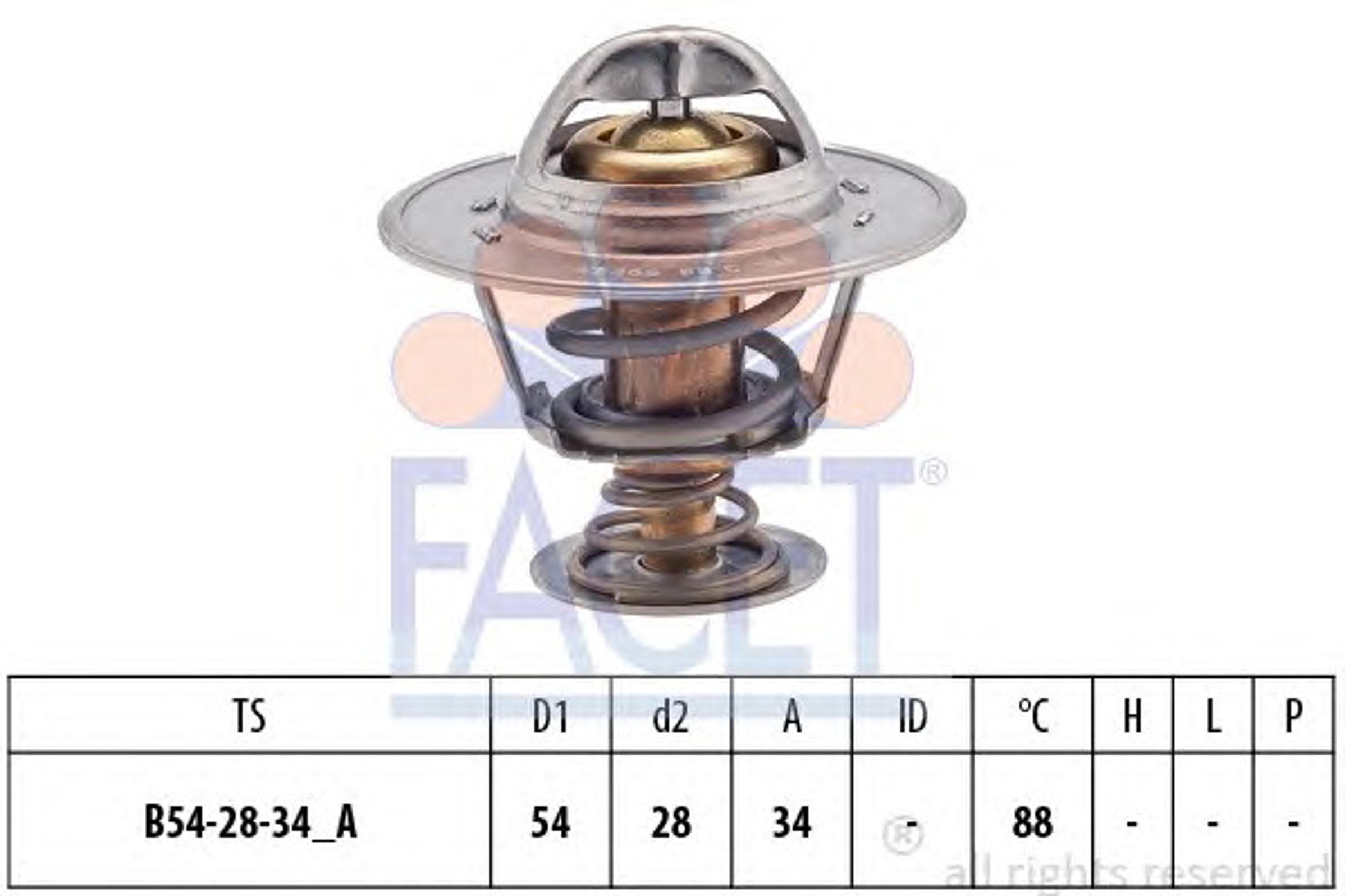 Термостат FACET 7.8536
