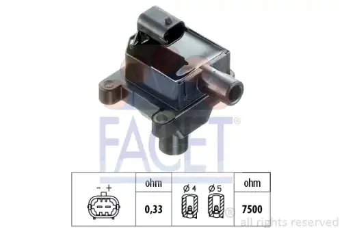 Катушка зажигания FACET 9.6287