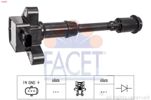 Катушка зажигания FACET 9.6461