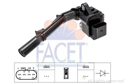 Катушка зажигания FACET 9.6526
