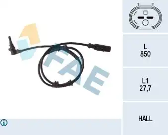 Датчик давления наддува во впускном коллекторе FAE 78112