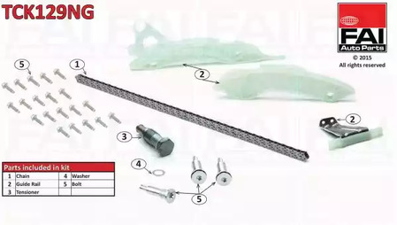 Комплект цепи грм FAI AUTOPARTS TCK129NG