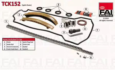 Комплект цели привода распредвала FAI AUTOPARTS TCK152