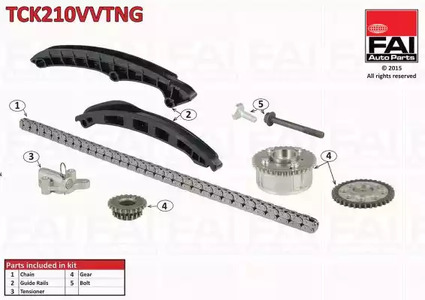 Комплект цепи грм FAI AUTOPARTS TCK210VVTNG