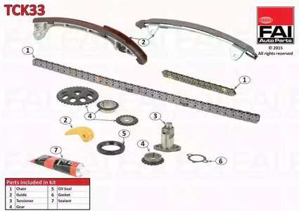 Комплект цепи грм FAI AUTOPARTS TCK33