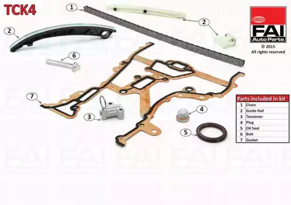 Комплект цепи грм FAI AUTOPARTS TCK4