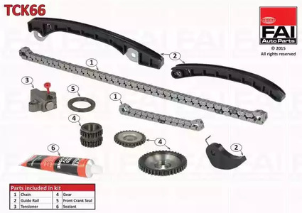 Комплект цепи FAI AUTOPARTS TCK66
