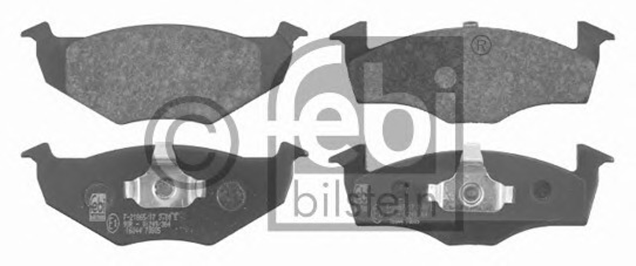 Колодки тормозные дисковые FEBI BILSTEIN 16044