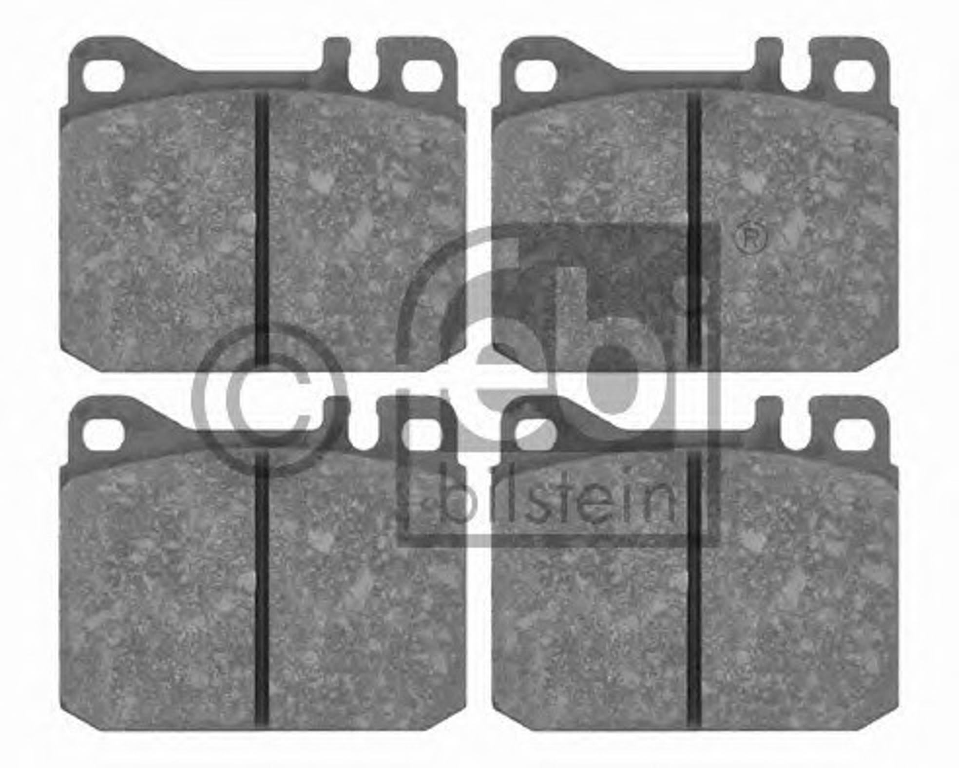 Комплект тормозных колодок дисковый тормоз FEBI BILSTEIN 16057