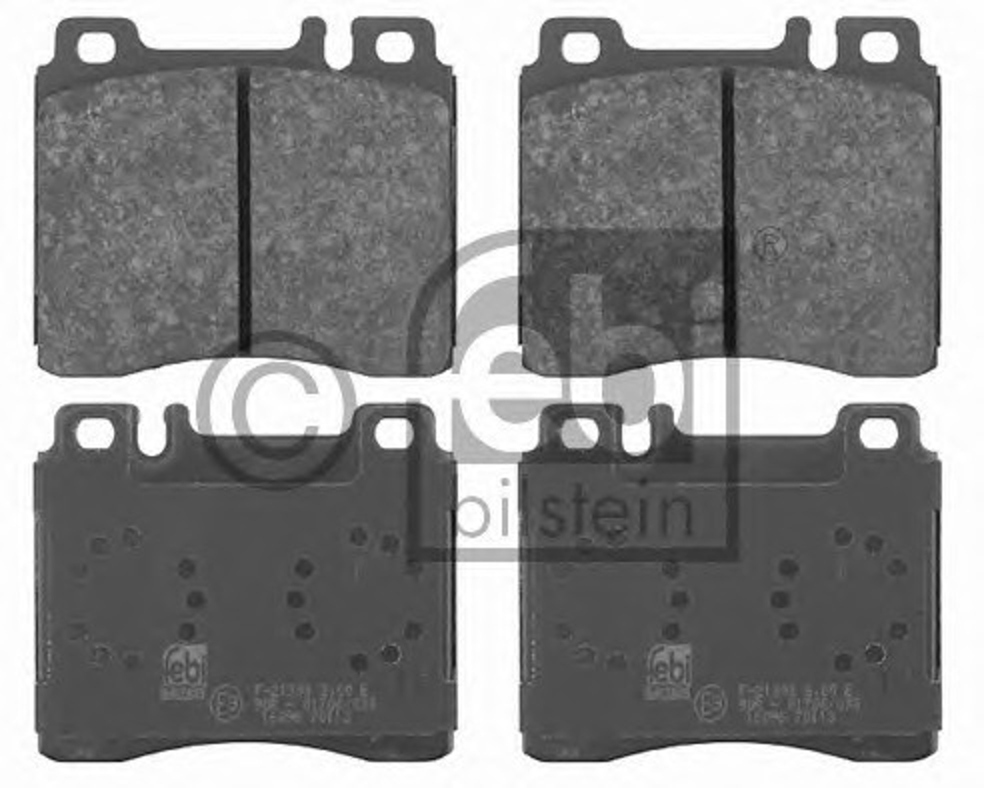 Комплект тормозных колодок дисковый тормоз FEBI BILSTEIN 16096