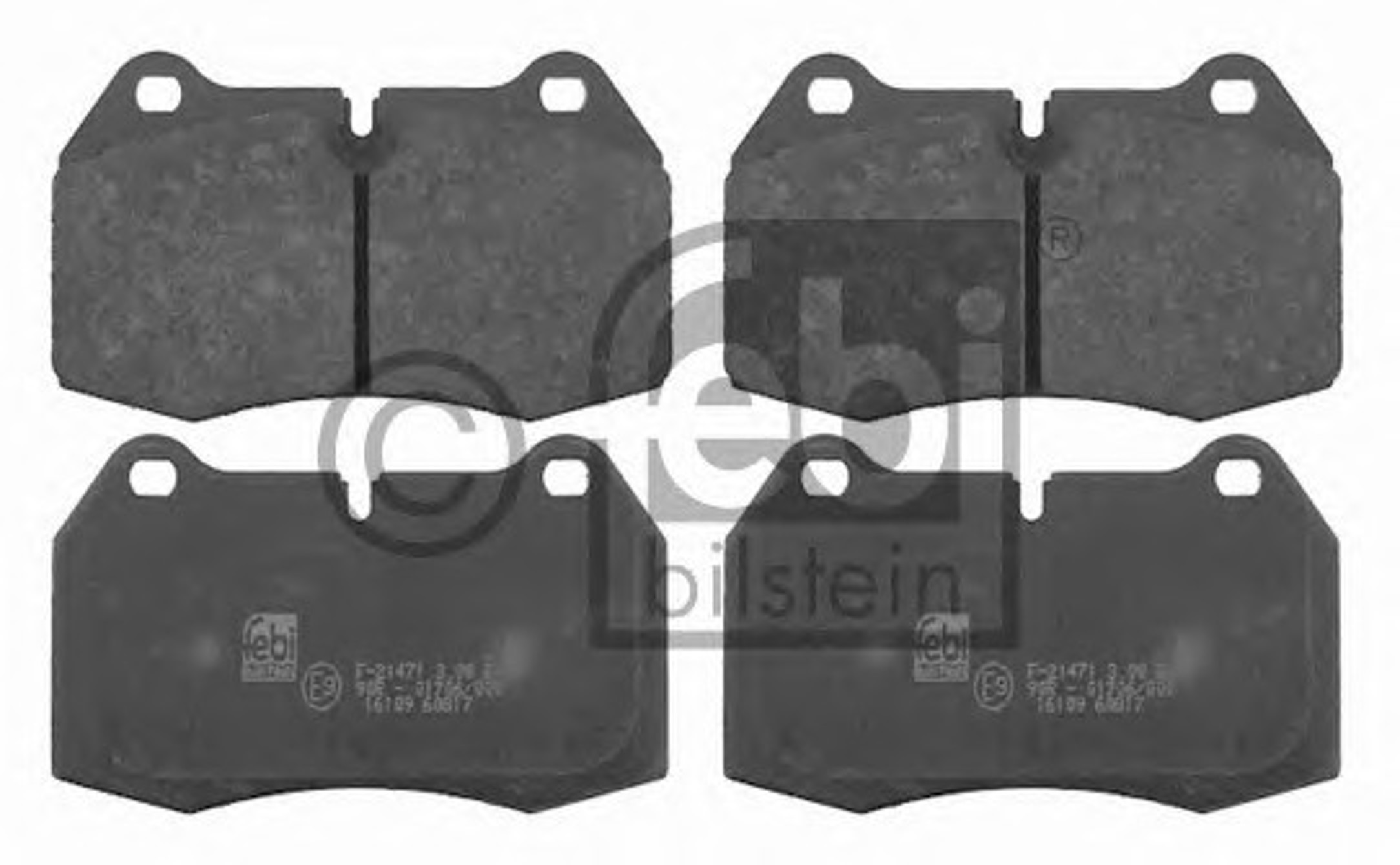 Колодки тормозные дисковые FEBI BILSTEIN 16109