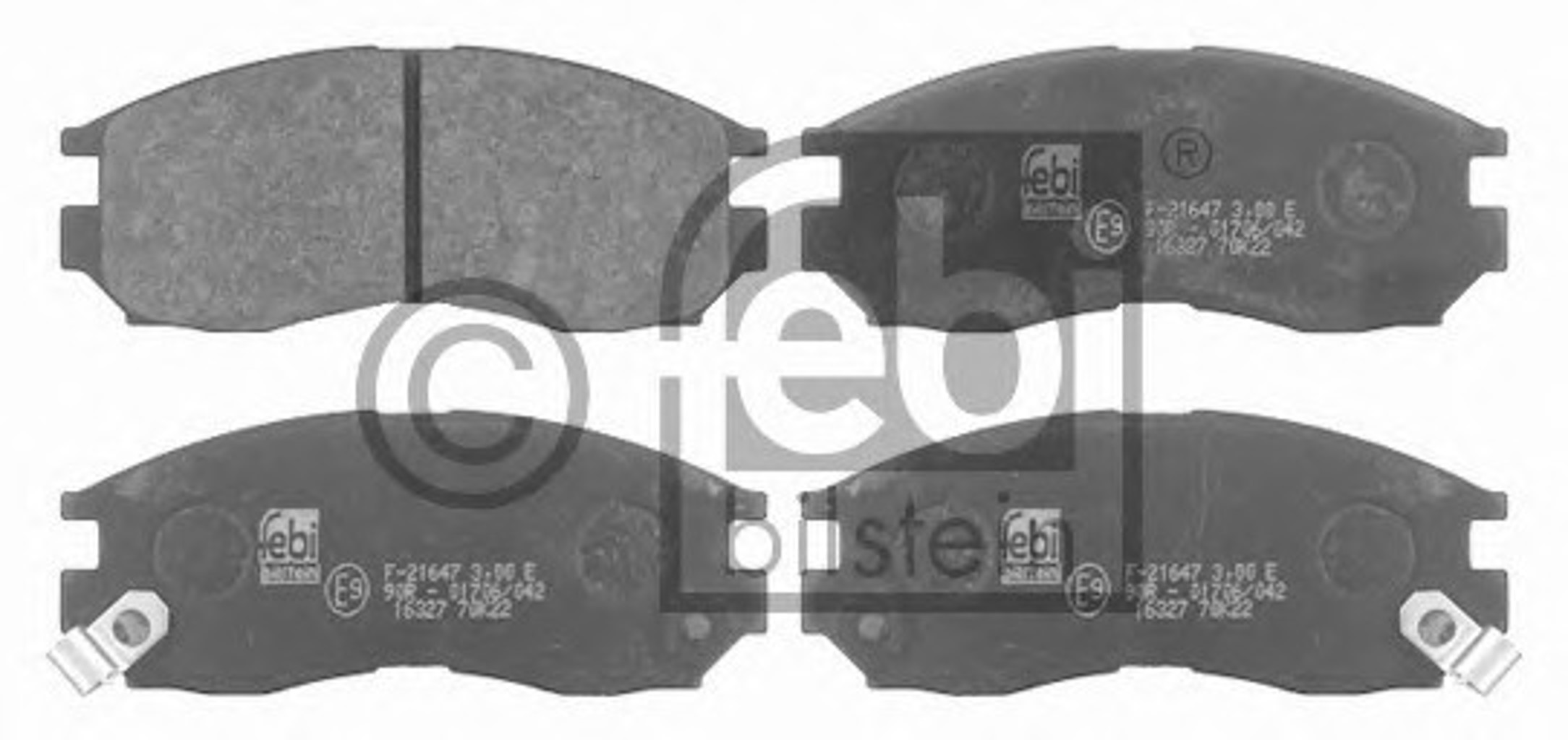 Колодки тормозные дисковые FEBI BILSTEIN 16327