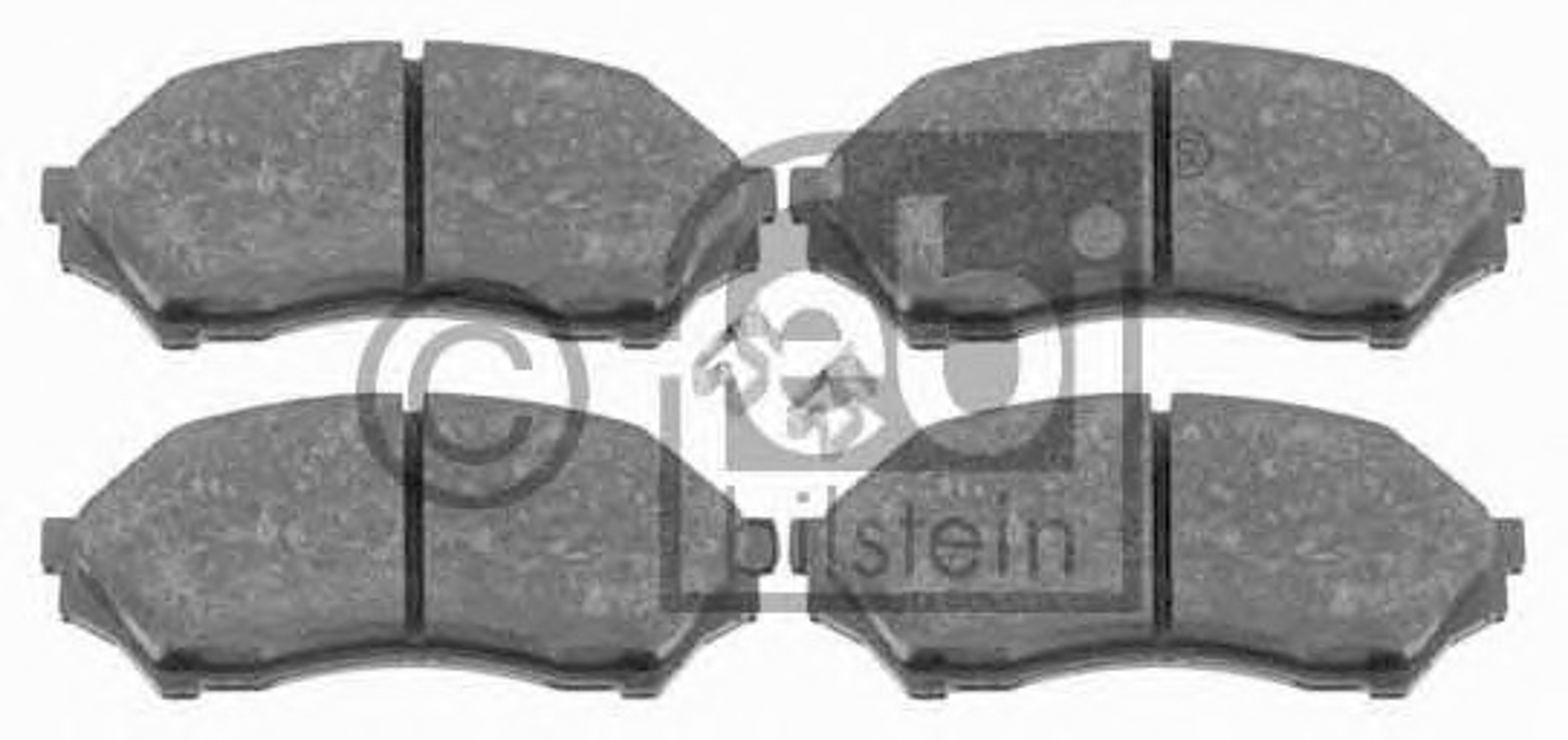 Комплект тормозных колодок дисковый тормоз FEBI BILSTEIN 16498