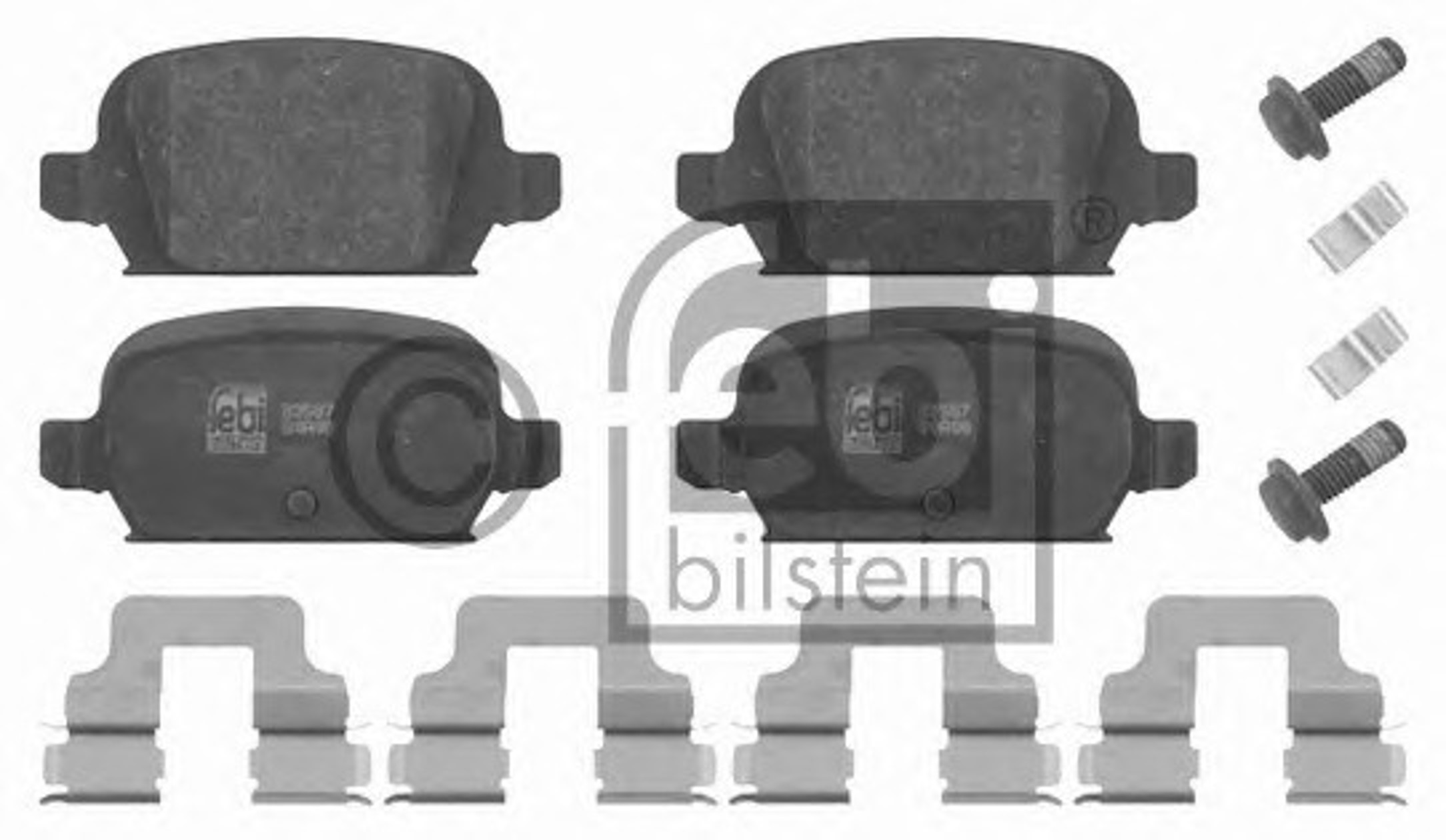 Комплект тормозных колодок дисковый тормоз FEBI BILSTEIN 16626