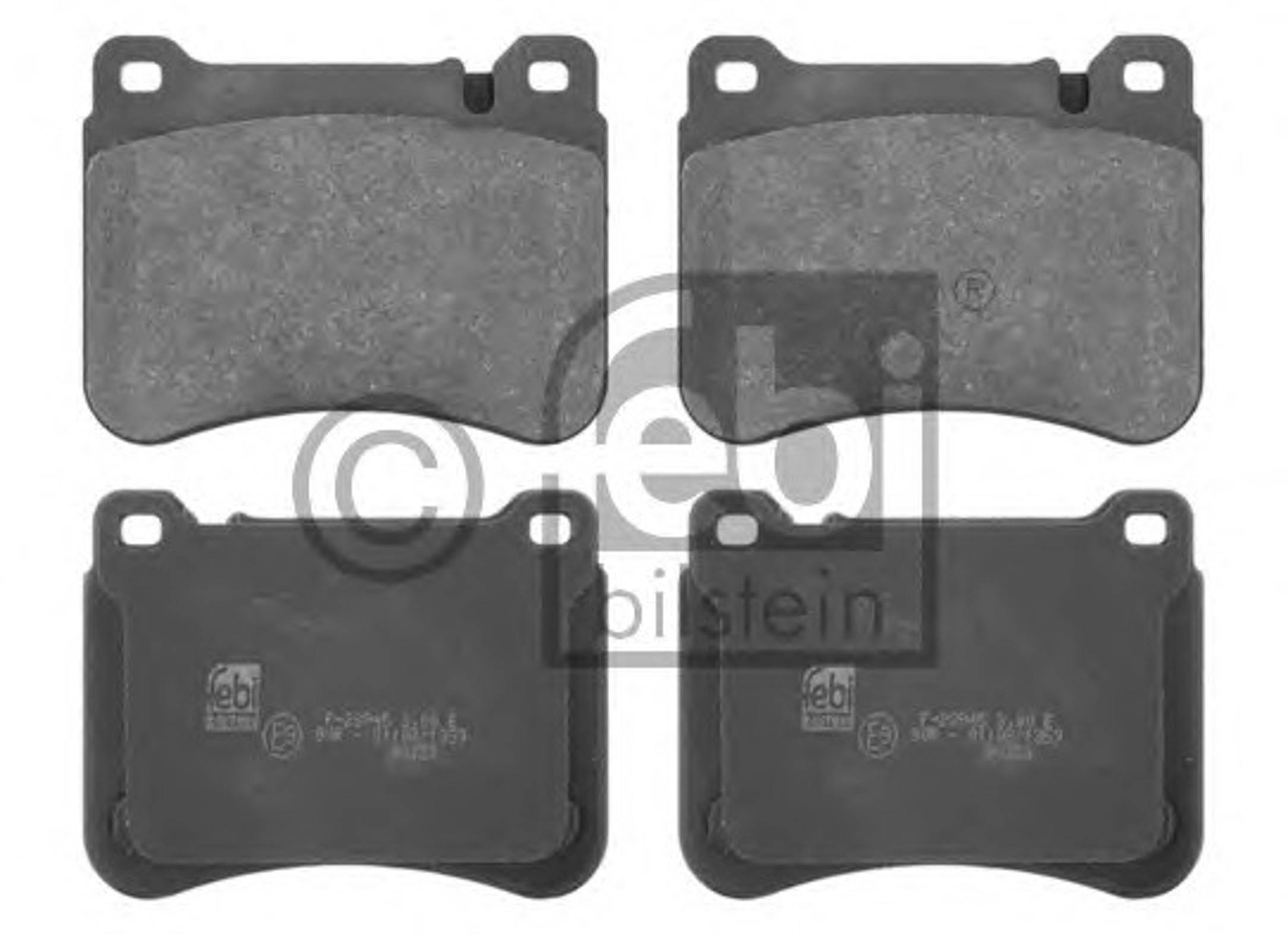 Комплект тормозных колодок дисковый тормоз FEBI BILSTEIN 16751