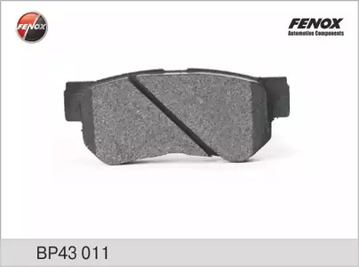 Комплект тормозных колодок дискового тормоза FENOX BP43011