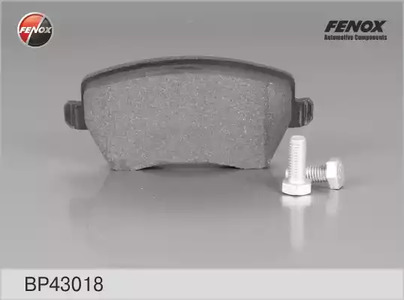 Комплект тормозных колодок дискового тормоз FENOX BP43018