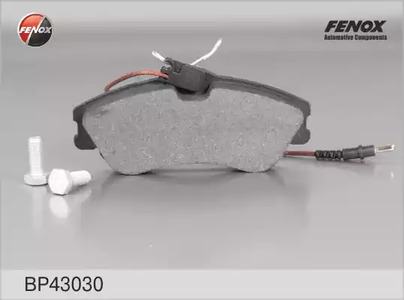 Комплект тормозных колодок дискового тормоза FENOX BP43030