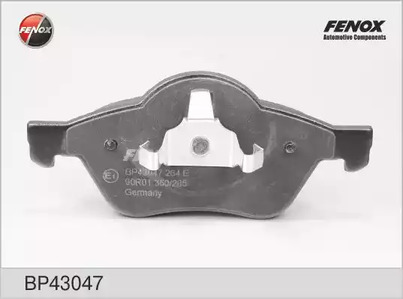 Комплект тормозных колодок дискового тормоза FENOX BP43047