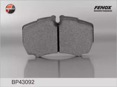 Комплект тормозных колодок дискового тормоза FENOX BP43092