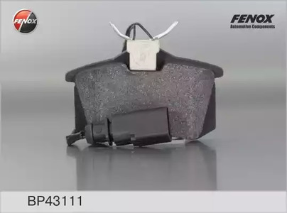 Комплект тормозных колодок дискового тормоза FENOX BP43111