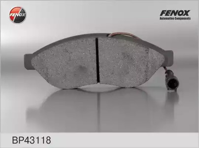 Комплект тормозных колодок дискового тормоза FENOX BP43118