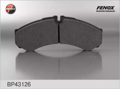 Комплект тормозных колодок дискового тормоза FENOX BP43126