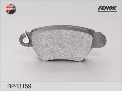 Комплект тормозных колодок дискового тормоза FENOX BP43159