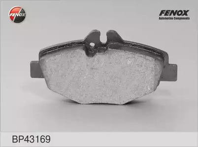Комплект тормозных колодок дискового тормоза FENOX BP43169