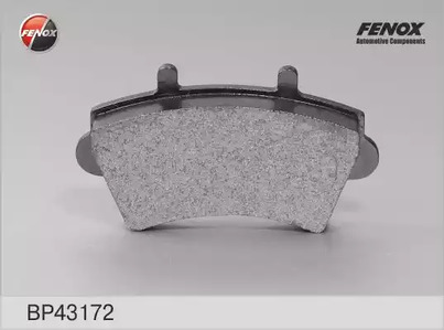 Комплект тормозных колодок дискового тормоза FENOX BP43172
