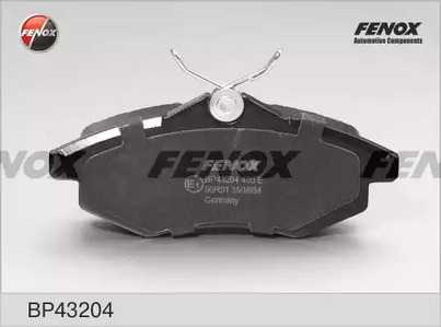 Комплект тормозных колодок дискового тормоза FENOX BP43204