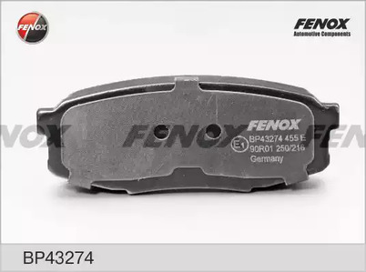 Комплект тормозных колодок дискового тормоза FENOX BP43274