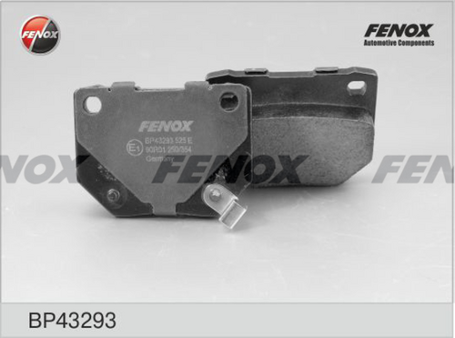 Тормозные колодки FENOX BP43293